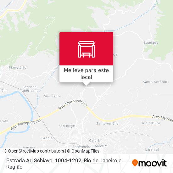 Estrada Ari Schiavo, 1004-1202 mapa