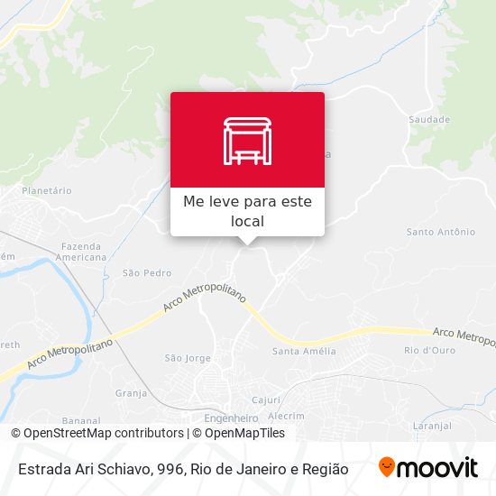 Estrada Ari Schiavo, 996 mapa