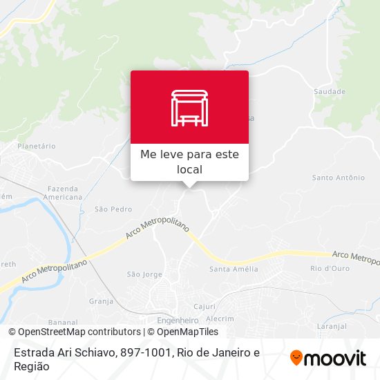 Estrada Ari Schiavo, 897-1001 mapa