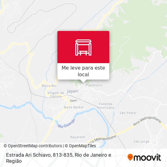 Estrada Ari Schiavo, 813-835 mapa