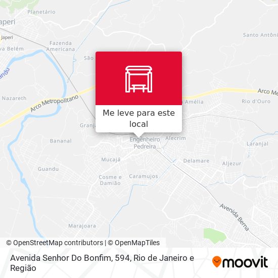 Avenida Senhor Do Bonfim, 594 mapa