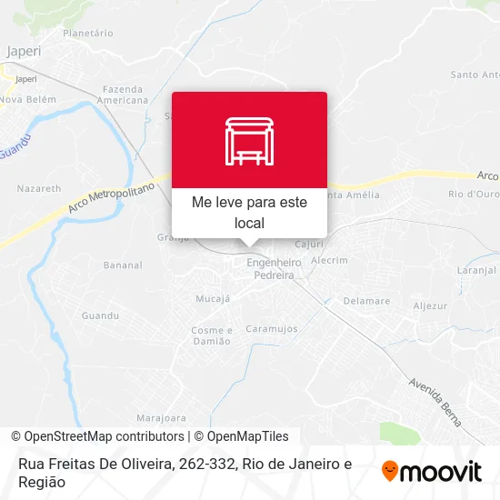 Rua Freitas De Oliveira, 262-332 mapa