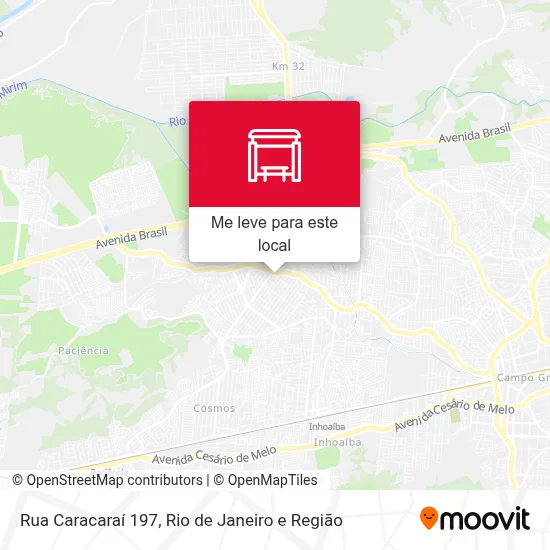 Rua Caracaraí 197 mapa