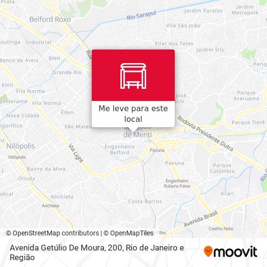 Avenida Getúlio De Moura, 200 mapa