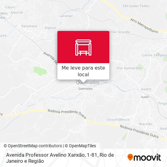 Avenida Professor Avelino Xanxão, 1-81 mapa