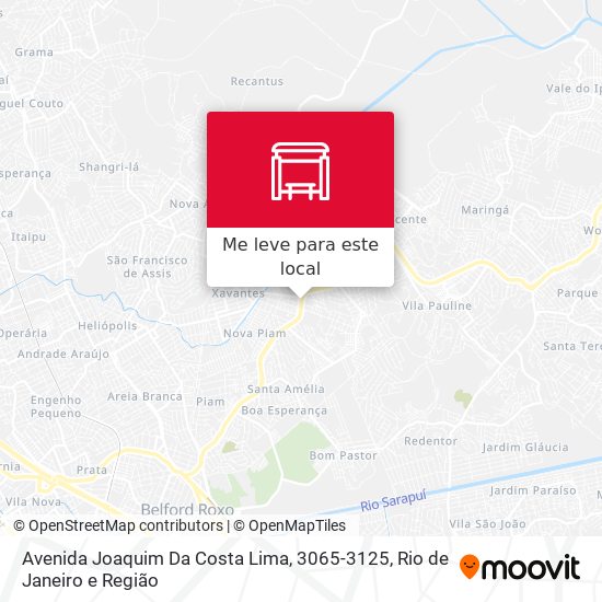 Avenida Joaquim Da Costa Lima, 3065-3125 mapa