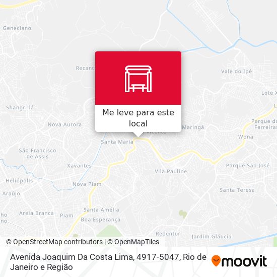 Avenida Joaquim Da Costa Lima, 4917-5047 mapa
