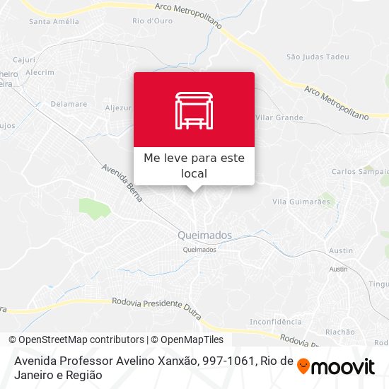 Avenida Professor Avelino Xanxão, 997-1061 mapa