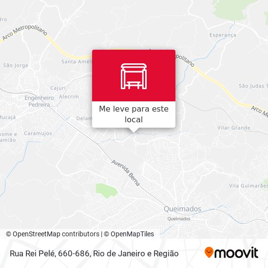 Rua Rei Pelé, 660-686 mapa