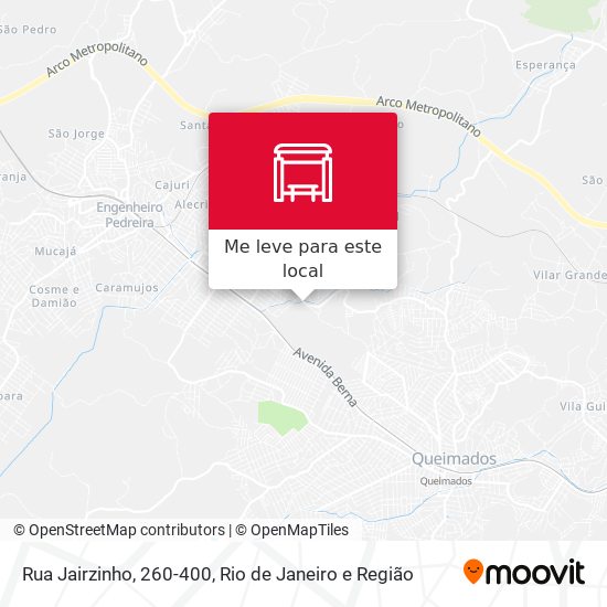 Rua Jairzinho, 260-400 mapa
