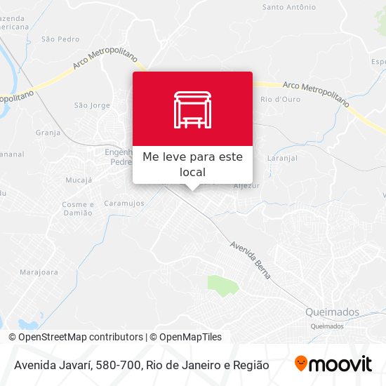 Avenida Javarí, 580-700 mapa