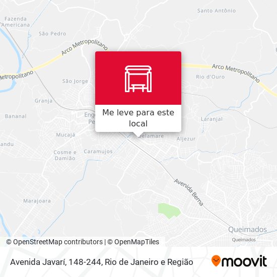 Avenida Javarí, 148-244 mapa