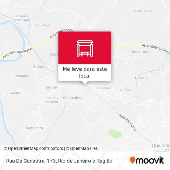 Rua Da Canastra, 173 mapa