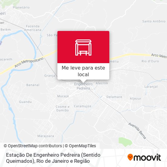 Estação De Engenheiro Pedreira (Sentido Queimados) mapa