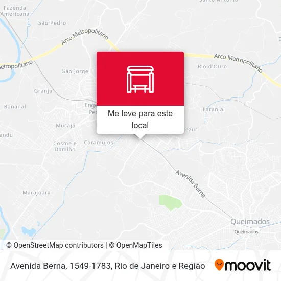 Avenida Berna, 1549-1783 mapa