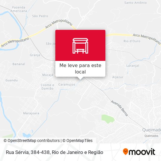 Rua Sérvia, 384-438 mapa