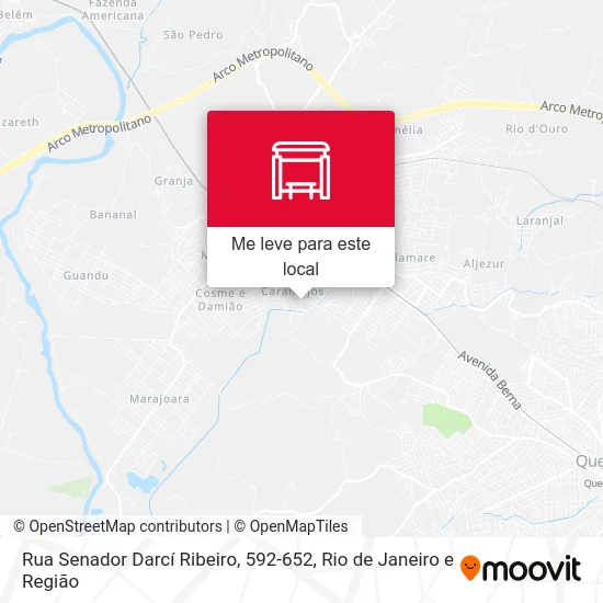 Rua Senador Darcí Ribeiro, 592-652 mapa