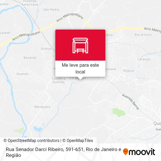 Rua Senador Darcí Ribeiro, 591-651 mapa