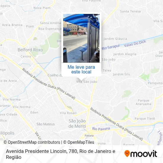 Avenida Presidente Lincoln, 780 mapa