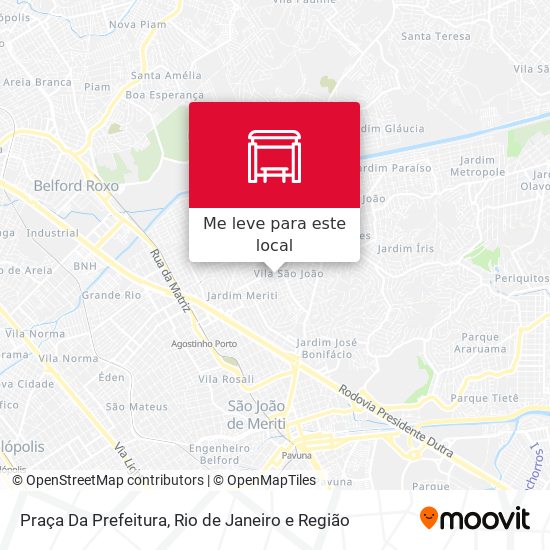 Praça Da Prefeitura mapa