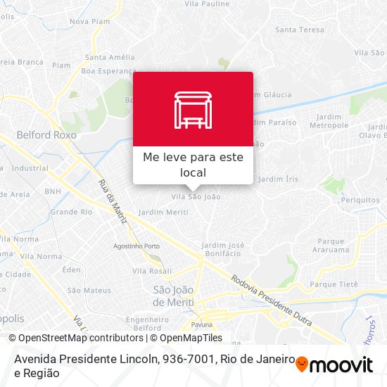 Avenida Presidente Lincoln, 936-7001 mapa