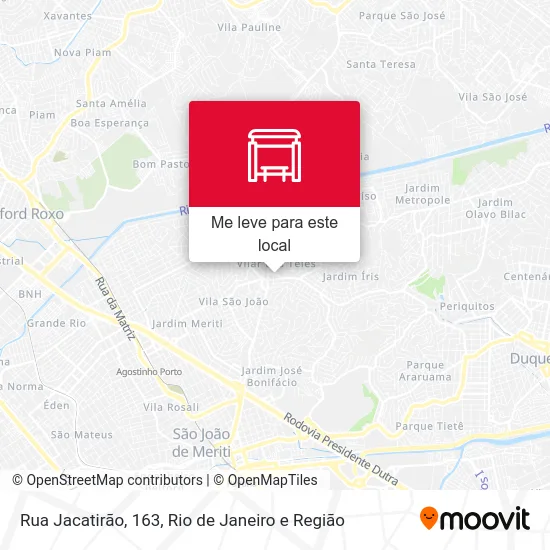 Rua Jacatirão, 163 mapa