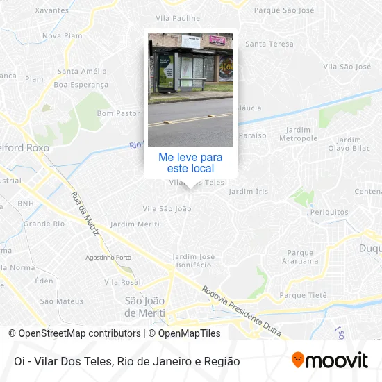 Oi - Vilar Dos Teles mapa