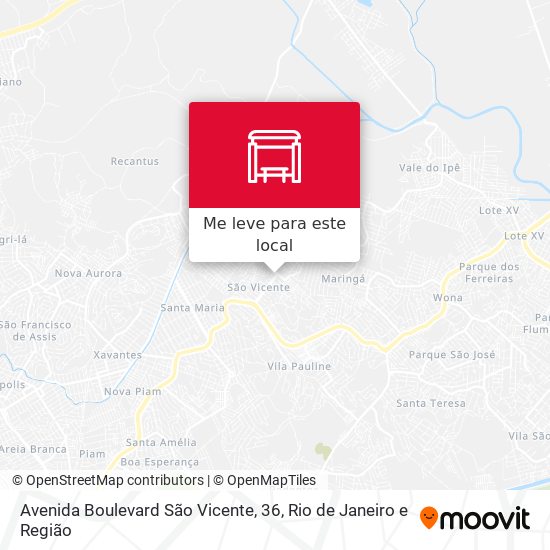 Avenida Boulevard São Vicente, 36 mapa