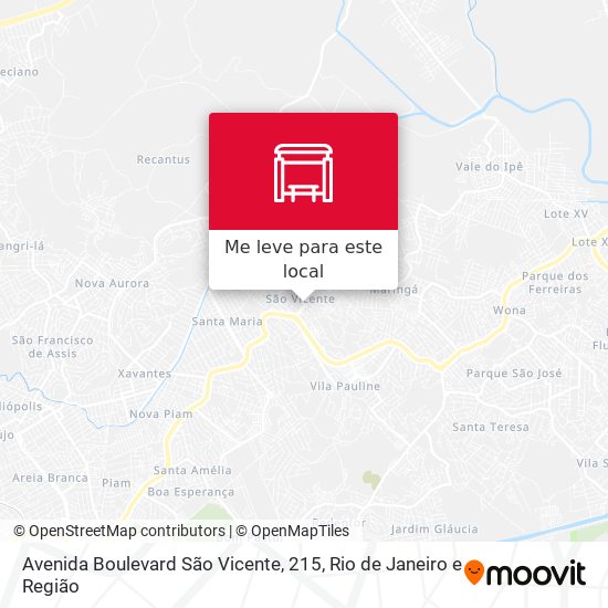 Avenida Boulevard São Vicente, 215 mapa