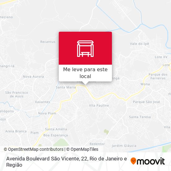 Avenida Boulevard São Vicente, 22 mapa