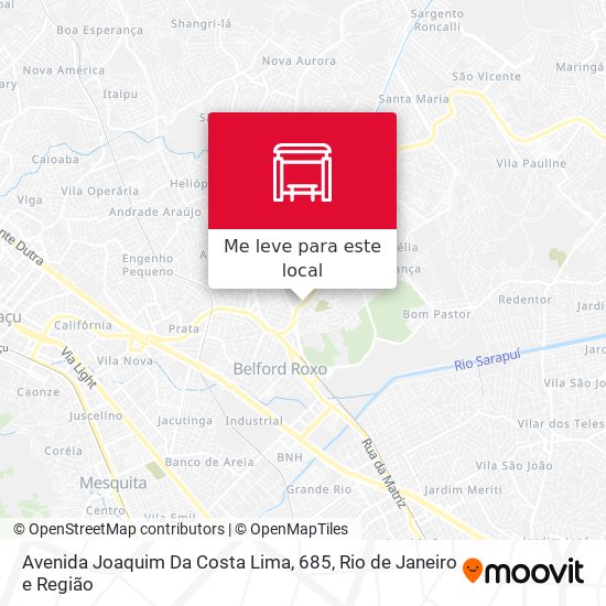 Avenida Joaquim Da Costa Lima, 685 mapa