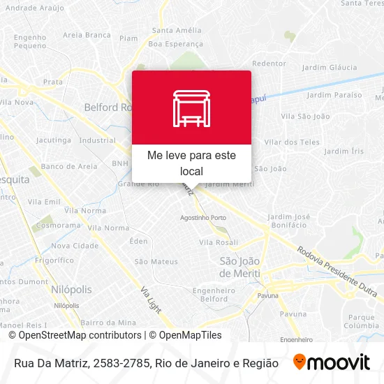 Rua Da Matriz, 2583-2785 mapa
