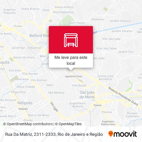 Rua Da Matriz, 2311-2333 mapa