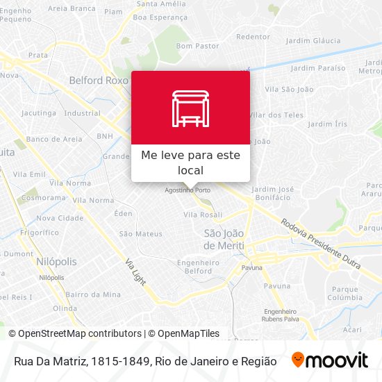 Rua Da Matriz, 1815-1849 mapa