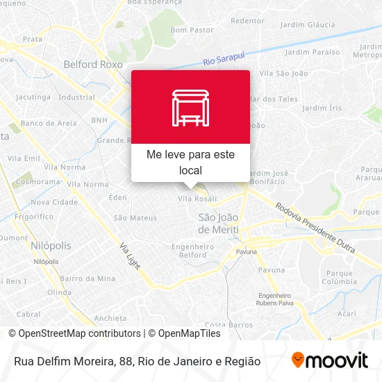 Rua Delfim Moreira, 88 mapa