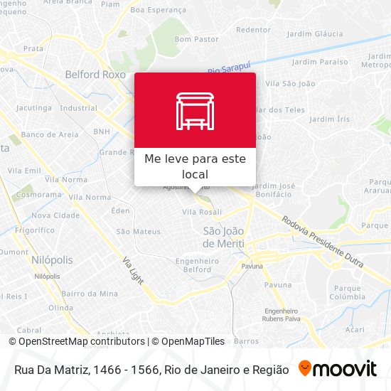 Rua Da Matriz, 1466 - 1566 mapa