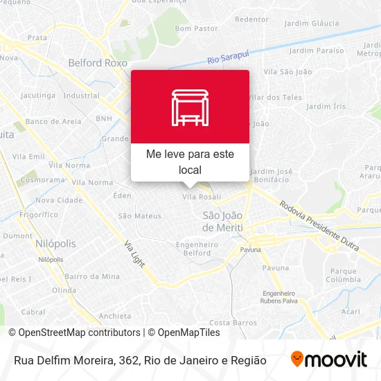 Rua Delfim Moreira, 362 mapa
