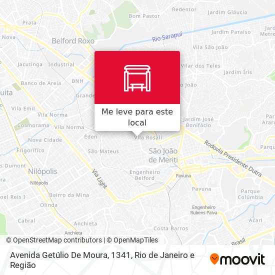Avenida Getúlio De Moura, 1341 mapa