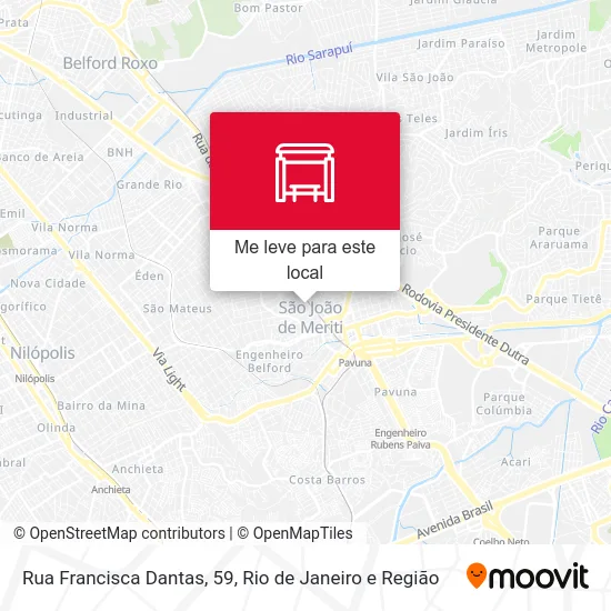 Rua Francisca Dantas, 59 mapa