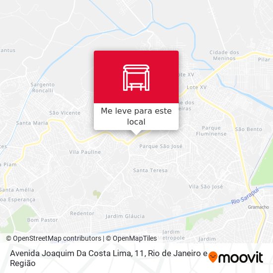 Avenida Joaquim Da Costa Lima, 11 mapa