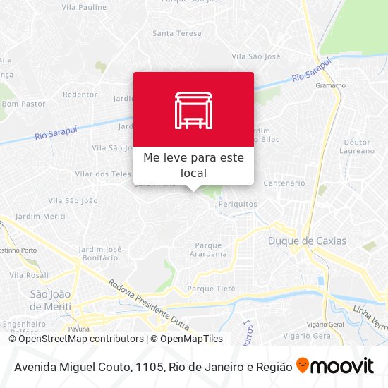 Avenida Miguel Couto, 1105 mapa