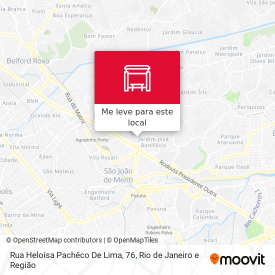 Rua Heloísa Pachêco De Lima, 76 mapa