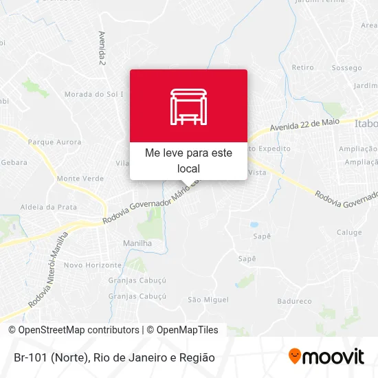 Br-101 (Norte) mapa