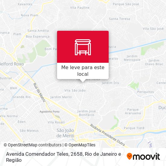 Avenida Comendador Teles, 2658 mapa