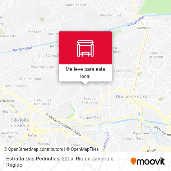 Estrada Das Pedrinhas, 220a mapa