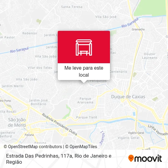 Estrada Das Pedrinhas, 117a mapa