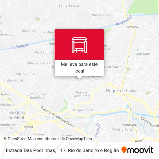 Estrada Das Pedrinhas, 117 mapa