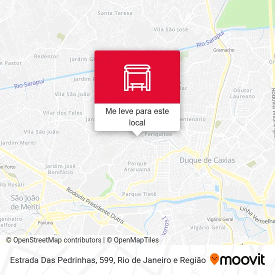 Estrada Das Pedrinhas, 599 mapa