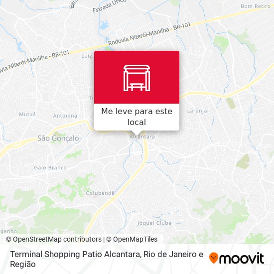 Terminal Shopping Patio Alcantara mapa