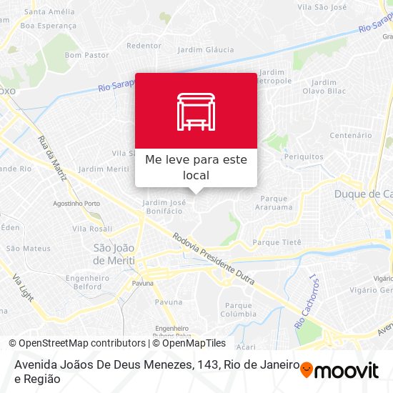 Avenida Joãos De Deus Menezes, 143 mapa